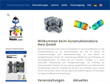 Tablet Screenshot of kb-hein.de